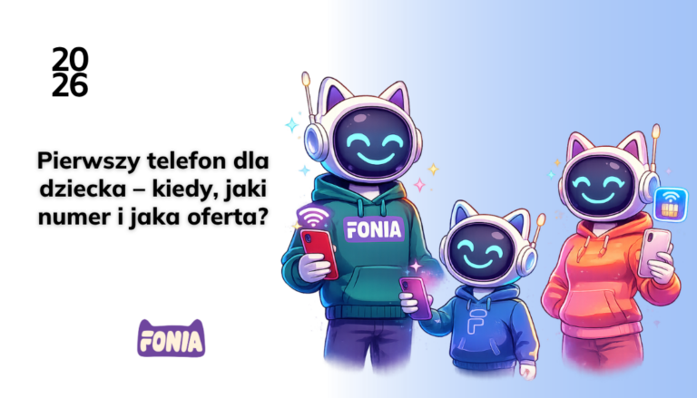 Pierwszy telefon dla dziecka